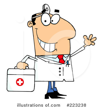 Royalty-Free (RF) Doctor Clipart Illustration by Hit Toon - Stock Sample #223238