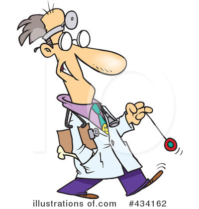 Royalty-Free (RF) Doctor Clipart Illustration by toonaday - Stock Sample #434162