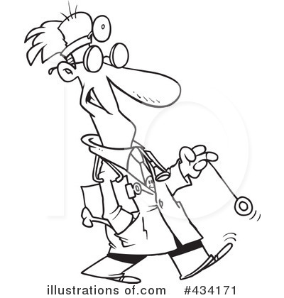 Royalty-Free (RF) Doctor Clipart Illustration by toonaday - Stock Sample #434171
