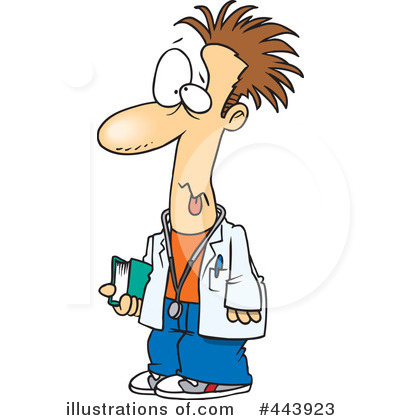 Royalty-Free (RF) Doctor Clipart Illustration by toonaday - Stock Sample #443923