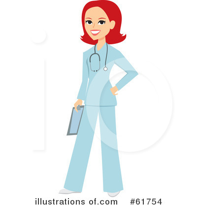 Royalty-Free (RF) Doctor Clipart Illustration by Monica - Stock Sample #61754