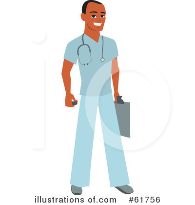 Royalty-Free (RF) Doctor Clipart Illustration by Monica - Stock Sample #61756