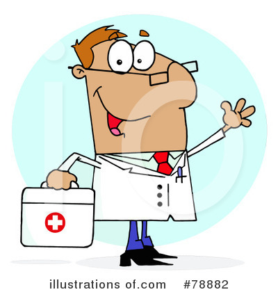 Royalty-Free (RF) Doctor Clipart Illustration by Hit Toon - Stock Sample #78882