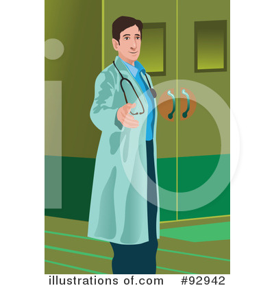 Royalty-Free (RF) Doctor Clipart Illustration by mayawizard101 - Stock Sample #92942