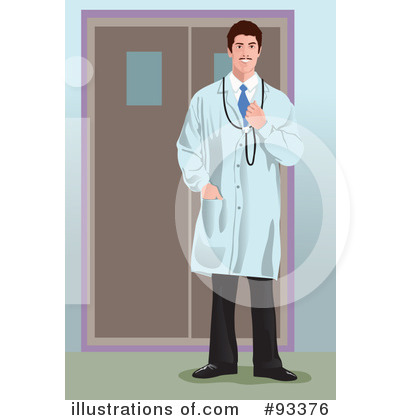Royalty-Free (RF) Doctor Clipart Illustration by mayawizard101 - Stock Sample #93376