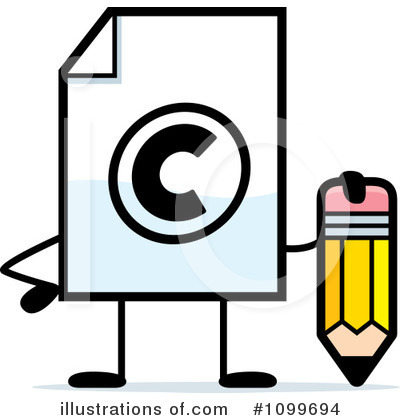 Document Clipart #1099694 by Cory Thoman