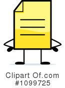 Document Clipart #1099725 by Cory Thoman