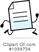 Document Clipart #1099734 by Cory Thoman