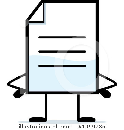 Royalty-Free (RF) Document Clipart Illustration by Cory Thoman - Stock Sample #1099735