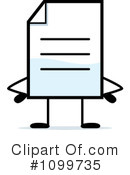 Document Clipart #1099735 by Cory Thoman