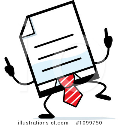 Royalty-Free (RF) Document Clipart Illustration by Cory Thoman - Stock Sample #1099750