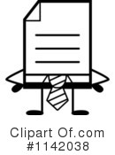 Document Clipart #1142038 by Cory Thoman