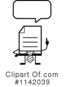 Document Clipart #1142039 by Cory Thoman