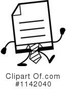 Document Clipart #1142040 by Cory Thoman