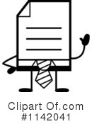 Document Clipart #1142041 by Cory Thoman