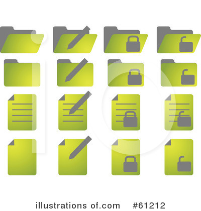 Royalty-Free (RF) Document Clipart Illustration by Kheng Guan Toh - Stock Sample #61212