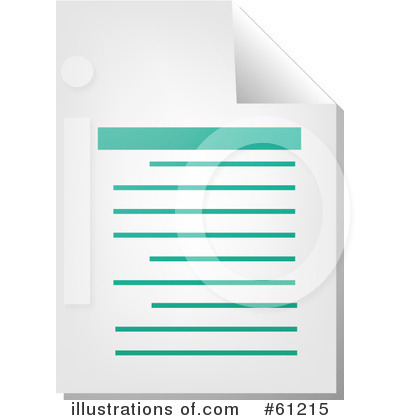 Royalty-Free (RF) Document Clipart Illustration by Kheng Guan Toh - Stock Sample #61215