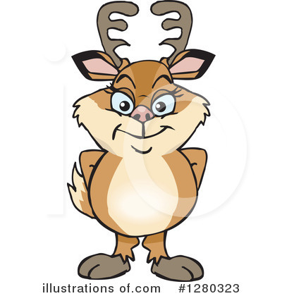 Deer Clipart #1280323 by Dennis Holmes Designs