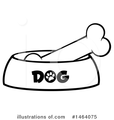 Royalty-Free (RF) Dog Bone Clipart Illustration by Hit Toon - Stock Sample #1464075