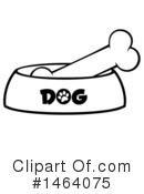 Dog Bone Clipart #1464075 by Hit Toon