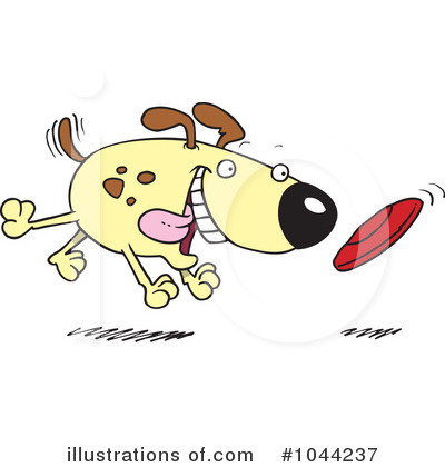 Royalty-Free (RF) Dog Clipart Illustration by toonaday - Stock Sample #1044237