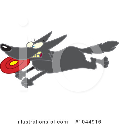 Royalty-Free (RF) Dog Clipart Illustration by toonaday - Stock Sample #1044916