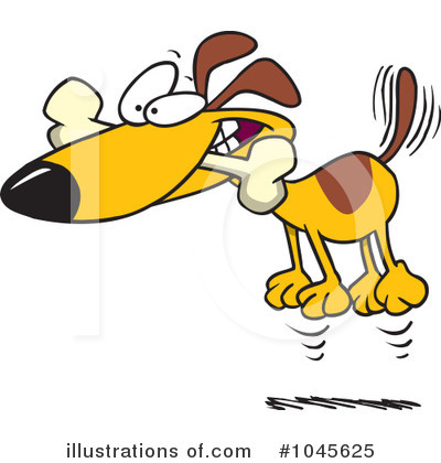 Royalty-Free (RF) Dog Clipart Illustration by toonaday - Stock Sample #1045625