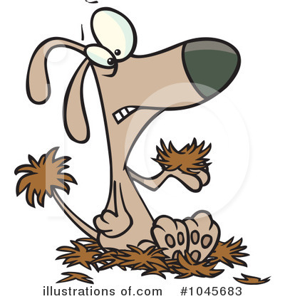Royalty-Free (RF) Dog Clipart Illustration by toonaday - Stock Sample #1045683
