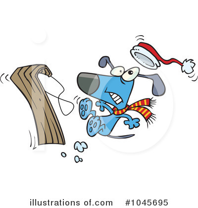 Royalty-Free (RF) Dog Clipart Illustration by toonaday - Stock Sample #1045695