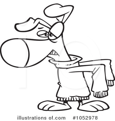 Royalty-Free (RF) Dog Clipart Illustration by toonaday - Stock Sample #1052978