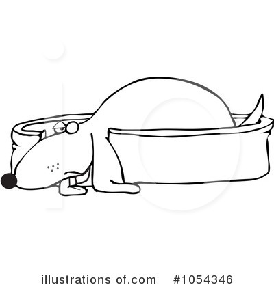 Royalty-Free (RF) Dog Clipart Illustration by djart - Stock Sample #1054346