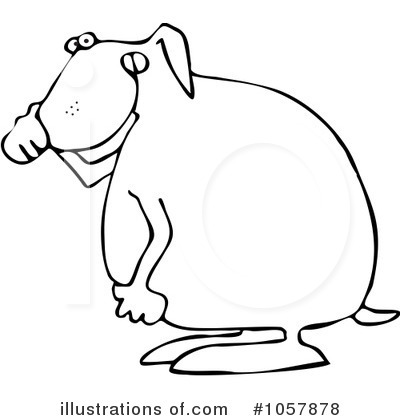 Royalty-Free (RF) Dog Clipart Illustration by djart - Stock Sample #1057878