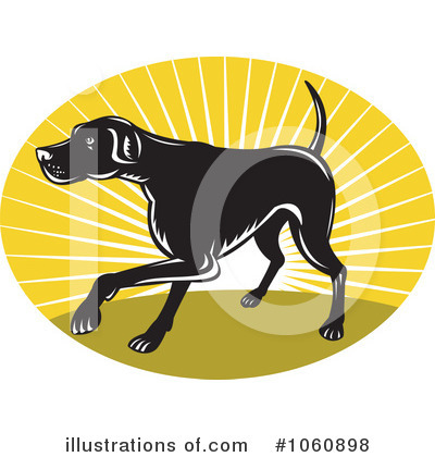 Royalty-Free (RF) Dog Clipart Illustration by patrimonio - Stock Sample #1060898