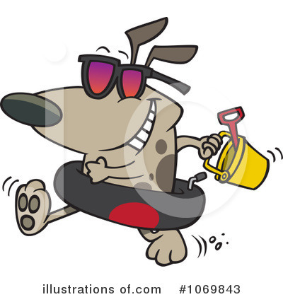 Royalty-Free (RF) Dog Clipart Illustration by toonaday - Stock Sample #1069843