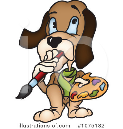 Royalty-Free (RF) Dog Clipart Illustration by dero - Stock Sample #1075182