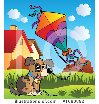 Royalty-Free (RF) Dog Clipart Illustration by visekart - Stock Sample #1080892