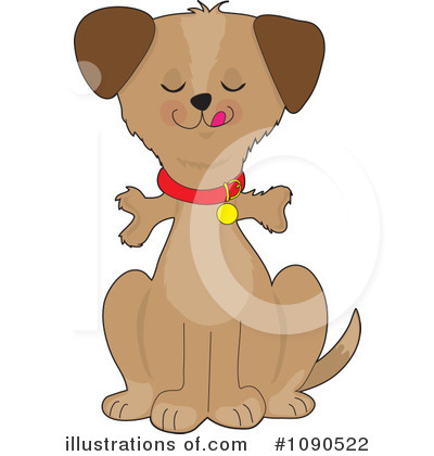 Royalty-Free (RF) Dog Clipart Illustration by Maria Bell - Stock Sample #1090522