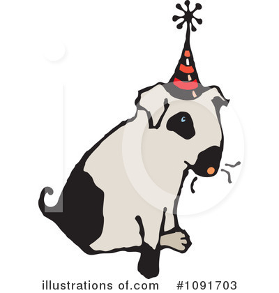 Royalty-Free (RF) Dog Clipart Illustration by Steve Klinkel - Stock Sample #1091703