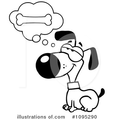 Royalty-Free (RF) Dog Clipart Illustration by Hit Toon - Stock Sample #1095290