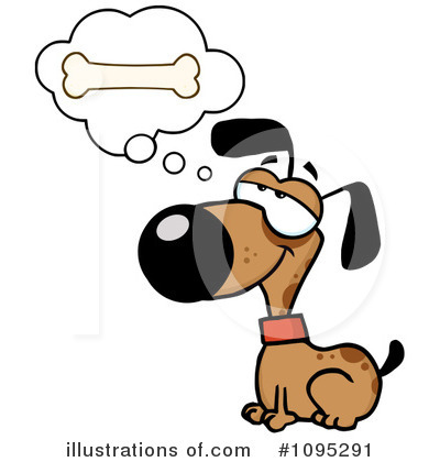 Royalty-Free (RF) Dog Clipart Illustration by Hit Toon - Stock Sample #1095291