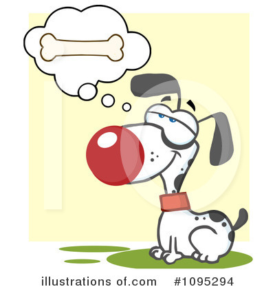 Royalty-Free (RF) Dog Clipart Illustration by Hit Toon - Stock Sample #1095294