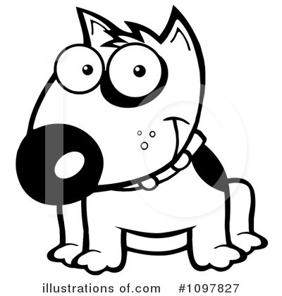Royalty-Free (RF) Dog Clipart Illustration by Hit Toon - Stock Sample #1097827