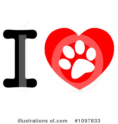 Royalty-Free (RF) Dog Clipart Illustration by Hit Toon - Stock Sample #1097833