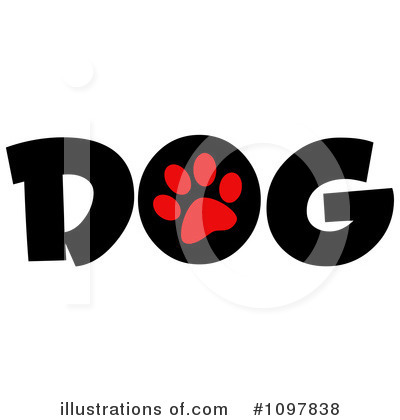 Royalty-Free (RF) Dog Clipart Illustration by Hit Toon - Stock Sample #1097838