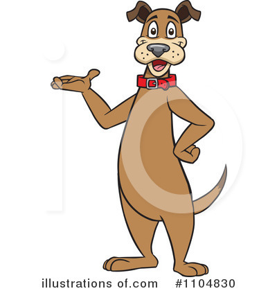Royalty-Free (RF) Dog Clipart Illustration by Cartoon Solutions - Stock Sample #1104830