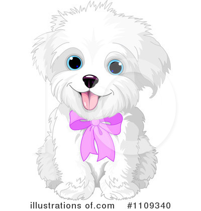 Bichon Frise Clipart #1109340 by Pushkin