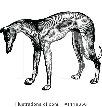 Royalty-Free (RF) Dog Clipart Illustration by Prawny Vintage - Stock Sample #1119656