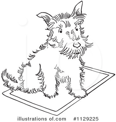 Royalty-Free (RF) Dog Clipart Illustration by Picsburg - Stock Sample #1129225