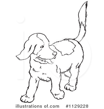 Royalty-Free (RF) Dog Clipart Illustration by Picsburg - Stock Sample #1129228