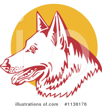Royalty-Free (RF) Dog Clipart Illustration by patrimonio - Stock Sample #1136176